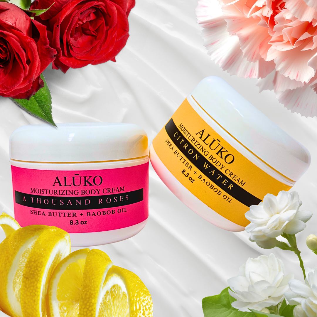 A Thousand Roses and Citron Water Moisturizing Body Cream Bundle